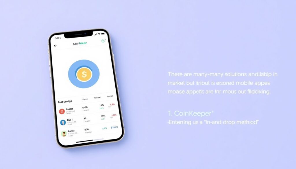 Обзор лучших мобильных приложений для учета финансов. - иллюстрация