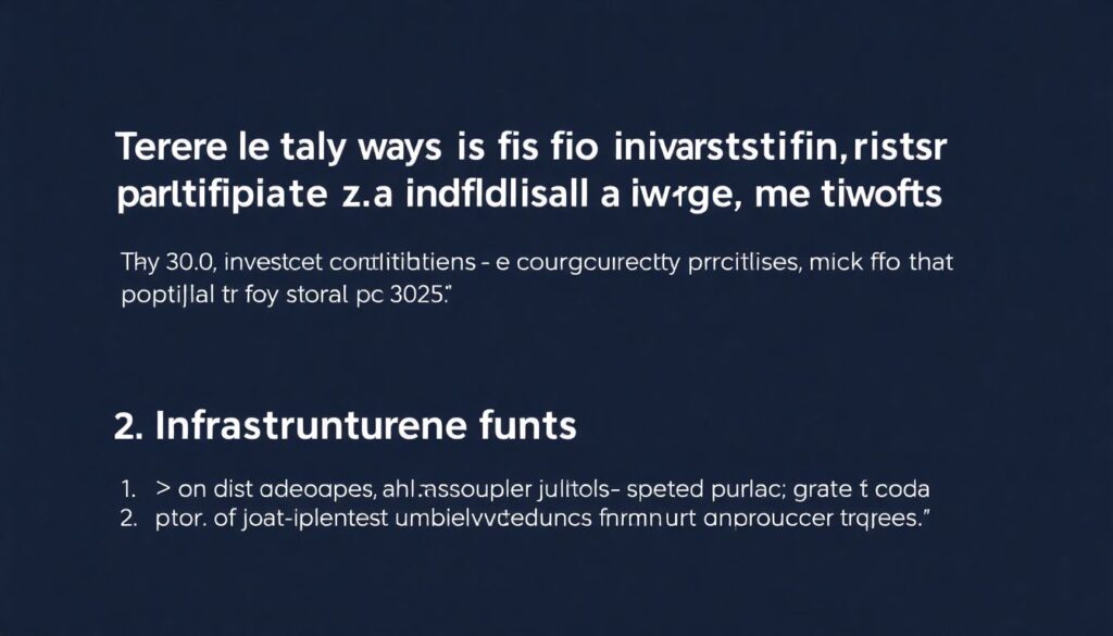Что такое инвестиции в инфраструктурные проекты? - иллюстрация