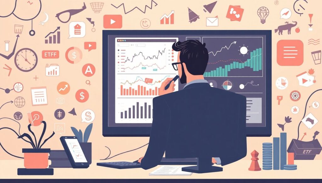 Инвестиции в ETF: диверсификация с минимальными затратами. - иллюстрация